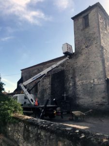 Travaux de rénovation de la toiture de l’église Saint Laurent